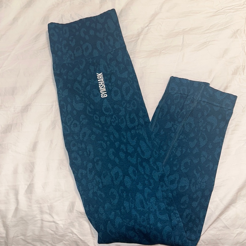 Gymshark Navy Cheetah Leggings